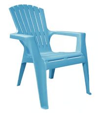 Adams Kids Adirondack Pool Blue Polypropylene Frame Adirondack Chair Mfr# 258417 - Ace Hardware