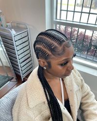 mnslvti. | Hair ponytail styles, Protective hairstyles braids, Braided cornrow hairstyles