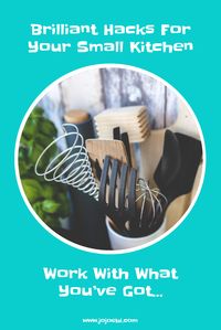 A small kitchen can be difficult to work in, these hacks will help you make the most of your kitchen so that you can enjoy cooking again Kaizen Hack ! #kaizen #kitchen #orgnaized #organizing #kondo #cleartheclutter