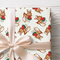 Vintage Christmas Gift Wrapping Paper Roll Sizing: ☆ 30 x 20 inches or 2.50 x 1.67 feet: wraps 1-2 small to medium or 1 large gifts ☆ 30 x 72 inches or 2.50 x 6.00 feet: wraps 3-4 small to medium or 1-2 large gifts ☆ 30 x 144 inches or 2.50 x 15 feet: wraps 6-8 small to medium or 2-3 large gifts High-quality 90gsm fine-art wrapping papers. Available in 3x sizes, these wrapping papers come with a matte or glossy finish and feature a high-definition print. Paper comes neatly rolled up for an excel