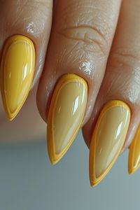 Dive into the world of Yellow Nail Designs 2024! Explore sunny hues and chic styles with these stunning manicures. Brighten up your nail game with the latest trends in yellow nail art! 💛💅 #NailArt #YellowNails #YellowNailDesigns2024 🌟🍋