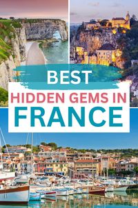 15 Hidden Gems in France - Best Underrated Places in France to Visit. Are you planning a trip to France? Want to include some off-the-beaten-path French destinations on your France travel itinerary? We have created a list of 15 most underrated places in France - Some You Never Heard Of! These hidden places in France are beautiful and well worth a visit! I would not visit France without including some of these non-touristy destinations in France. Click to see our list of some beautiful French hidden gems that you should add to your France bucket list!