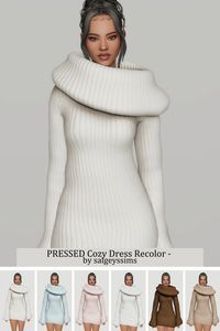 Stay cozy and chic with this amazing Sims 4 CC clothes at number 1dd on the Sims 4 CC download list! This oversized cowl-neck sweater with a ribbed knit texture is the perfect winter essential for your Sims. Available in dreamy pastel and earthy tones, it’s ideal for crafting casual, comfy cold-weather outfits. I’ve already added this to my game, and it’s an absolute must-have for any stylish winter wardrobe. Plus, this list features the latest Sims 4 CC packs you’ll love—don’t miss out!