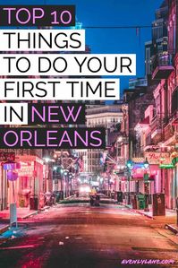 TOP 10 THINGS TO DO IN NEW ORLEANS! New Orleans is an incredibly unique city. Click through to see the top 10 things to do in New Orleans! Read the full article on AvenlyLaneTravel.com #neworleans #travelinspiration #usatraveldestinations #usatravel