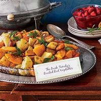 Roasted Root Vegetables with Cider Glaze