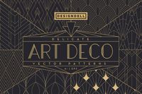 Delicate Art Deco Vector Patterns | Pre-Designed Illustrator Graphics ~ Creative Market