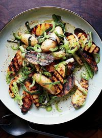 Grilled Potato Salad with Scallion Vinaigrette