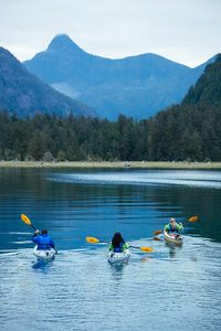 Kayaking in Nootka Sound on Vancouver Island, British Columbia #kayak #explorebc #kayaktour #wildlife #vancouverisland #britishcolumbia