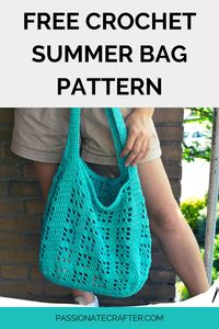 Free crochet market bag ” Talia” https://www.passionatecrafter.com/free-crochet-market-bag-talia/