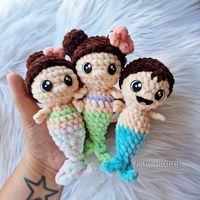 Mini Mermaids Low-sew CROCHET PATTERN (Download Now) - Etsy