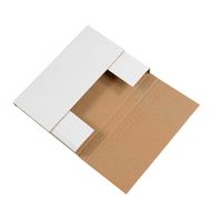 12 1/8 x 9 1/8 x 2" White Easy-Fold Mailers | Mark Pack, Inc.