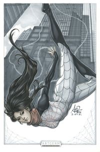 Spider Silk original art by Artgerm on DeviantArt