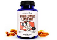 Legendairy Milk Sunflower Lecithin, 1200mg Organic Sunflower Lecithin Supplement for Clogged Milk Ducts, Made in USA, 200 Softgels