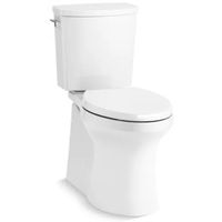 Kohler K-20450-0 Irvine Comfort Height Two-Piece Elongated | Build.com