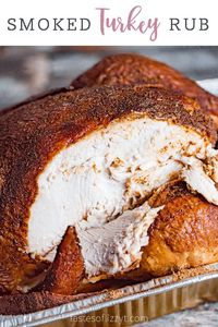 Free up the oven and smoked a turkey on the grill! Everything you need to know about smoking a turkey plus a savory smoked turkey rub recipe.