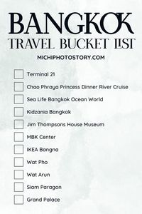 Bangkok travel itinerary with kids