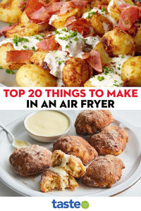 When it comes to the world of air fryer recipes, the world is your oyster. You can make just about anything in this nifty appliance, and to celebrate its versatility, we’ve compiled our top 20 air fryer recipes. Choose between air fryer roast pork belly, air fryer crispy roast potatoes, even air fryer fried rice! We’ve got it all, here.