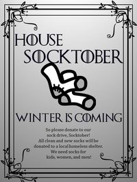 Socktober / Game of Thrones