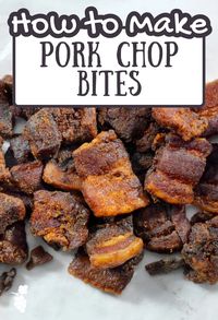 Air Fryer Pork Chop Bites