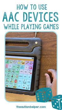 We don’t need to create special activities for our students to use their AAC devices. We can incorporate AAC into anything we do. Sometimes something as simple as playing a game really gets my students motivated to use their devices. I wanted to share about 3 simple games I have been using recently with my students to help them practice using their AAC devices in a fun way.