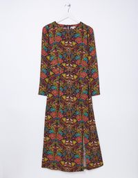 Multi Haldon Art Floral Midi Dress, Dresses | FatFace.com