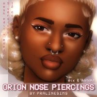 The piercings from the Urban Homage kit were the first piercings I've genuinely liked that are non-cc ones, but the only thing that bummed me a little about them was that you could only apply all 3 p…