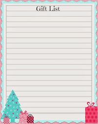 Free Printable Christmas Organizer-several pages