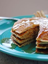 Cinnamon Almond Multigrain Pancakes