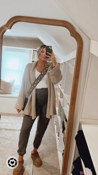 Casual pregnancy outfit 🤎 these pants from aerie are surprisingly bump friendly! Follow my shop @olivialaurenxo on the @shop.LTK app to shop this post and get my exclusive app-only content! #liketkit #LTKbaby #LTKbump #LTKstyletip @shop.ltk https://liketk.it/4v0kv