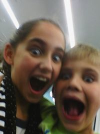 Me and my adorable younger brother taking selfies!!!!