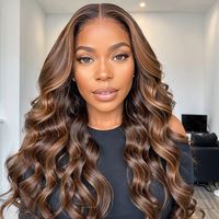 Product Details Hair Material 100% Human Hair Color #4/27 Density 180% Parting Free Part Hairline Pre-bleached Lace Area 13x4 HD Frontal Lace Lace Type Top Swiss Lace Cap Size Standard Medium（Circumference 22.5"） Straps Adjustable Last For One More Year Can Be Dyed Yes