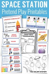 Space Dramatic Play Printables - Homeschool Share