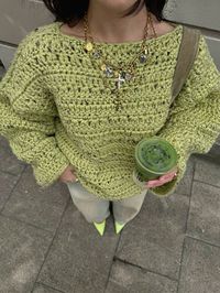 Handmade crochet sweater