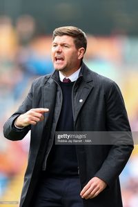 Steven Gerrard the manager / head coach of Aston Villa during the... News Photo - Getty Images