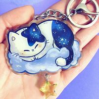 We’ve been so excited to share these with you - our galaxy kitties are finally being added to our shop! As KEYCHAINS! ✨ We’ve had these…