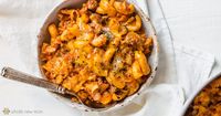 Gluten-free Dairy-free Chili Mac - a GREAT Easy One Pan Family Meal!