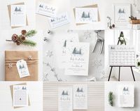 Editable Winter Baby Shower Templates