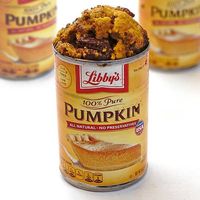 Pumpkin Bread Baked in a Can