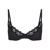 FITS EVERYBODY LACE UNLINED SCOOP BRA | ONYX