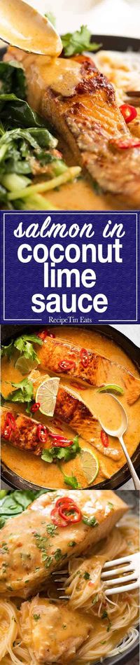 A quick and easy coconut lime sauce that tastes amazing - and goes with almost any protein!