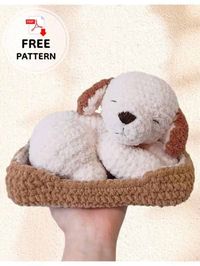 Napping Crochet Dog And Cat Free Amigurumi Pattern