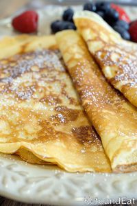 Keto French Crepes - Only 1.5 Net Carbs - Perfect Texture