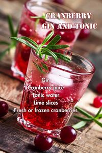 Add a festive flair to your favorite cocktail with a Cranberry Gin and Tonic, a drink that pairs the botanical notes of gin with the tart sweetness of cranberry juice. This recipe offers a refreshing and sophisticated option that’s perfect for both casual sipping and holiday gatherings. Save this pin to enjoy a delightful twist on a classic cocktail that’s sure to impress!