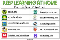 FREE Online Learning at Home - Fun in First