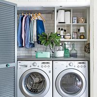 Small Space Organizing Tips | In the Laundry Room