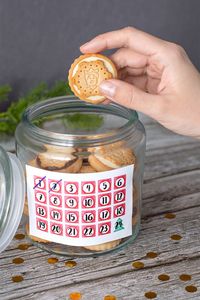 Seid ihr schon in der Adventskalender-Planung? Wie wäre es mit einem leckeren Cremys-Adventskalender im Glas? Wie heißt es so schön: „One cookie a day keeps the Weihnachtsstress away“! Darüber freut sich bestimmt jeder! #prinzenrolle #adventskalender #weihnachten