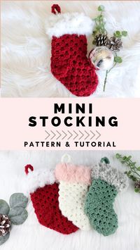 This adorable MINI Granny Stitch Stocking Crochet Pattern is perfect for your family & friends during the Christmas season, and works up extremely easily and quickly. This beginner friendly crochet pattern will having you stitching the granny stitch with ease and enjoyment. Let me know what you are going to use your MINI stocking for.