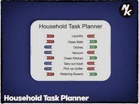 Household Task Planner by Nils Kal | Download free STL model | Printables.com