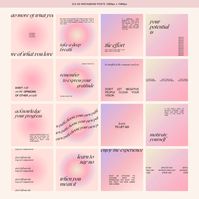 80 Spiritual Pink Gradient Instagram Post and Stories - Etsy Croatia