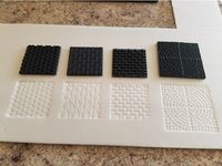 Tiled texture stamps for foam. by alextyu - Thingiverse